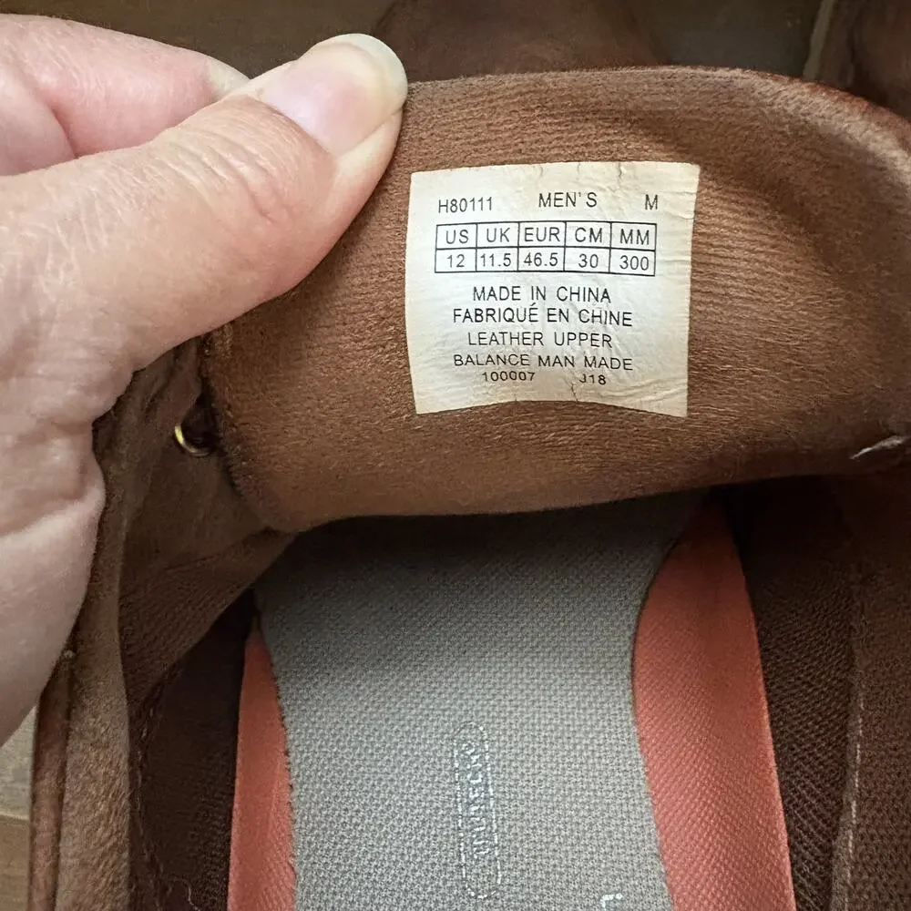 Rockport Shoes Mens Size‎ 12 Brown Leather Oxford Casual Comfort Cabot Plain Toe